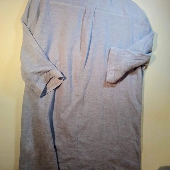 Tahari  L   women's tunic button down  lavender - Picture 6 of 11